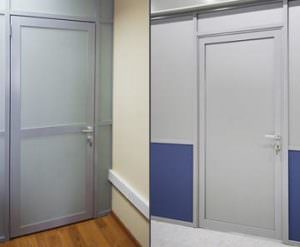 Двери из алюминиевого профиля для офиса